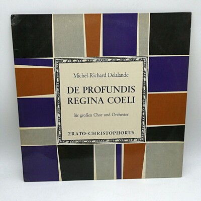 Rare Vinyl Klassik Lp Delalande De Profundis Regina Coeli Erato CGLP 75782