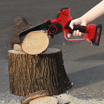 6 Zoll Tragbar Elektrische Kettensäge Handheld Chainsaw Baumsäge Astsäge DHL NEU