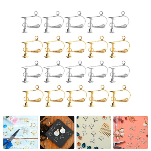 DIY Clip-on Earrings Converters Adapters Earrings Converters Pierced to Clip - Picture 6 of 12