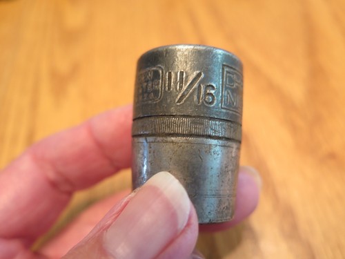 Juego de enchufes vintage Walden Worcester 1/2" Drive 12pt 7/16-7/8 (falta 5/8) - Imagen 15 de 23