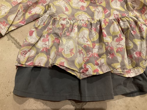 Matilda Jane Character Counts Noel Floral Ruffle Swing Top Shirt; Girls Size 6 - Picture 5 of 10