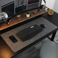 Large Wool Felt Office Computer Desk Mat Cushion Keyboard Game Mouse Laptop Pad