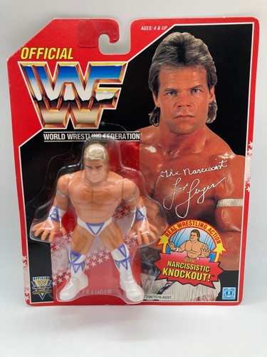 Vintage WWF Hasbro LEX LUGER Red Series 8 MOC 1993...