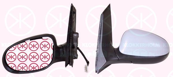 NEU Kompletter TüRspiegel - LH - Elektrisch - Passt FüR Ford Ka (RU8) 2008-2016-image