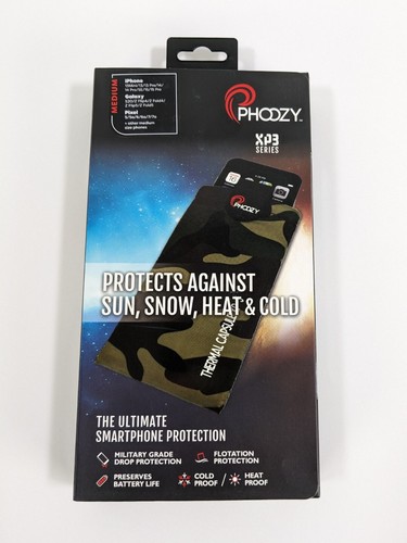 Étui pour téléphone capsule thermique PHHOOZY XP3 isolé résistant aux intempéries camouflage bois Med - Photo 4 sur 4