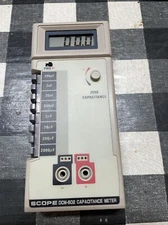 Scope DCM-602 Capacitance Meter With Leads And Case