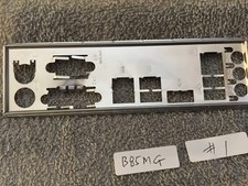 ASUS IO SHIELD FOR ASUS B85M G,B85M G/SI, H87M E, B85MG R2.0,CONDITION 5/10