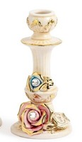 Porzellan Kerzenhalter Capodimonte H 20 Cm KerzenstäNder FüR 1 Kerze