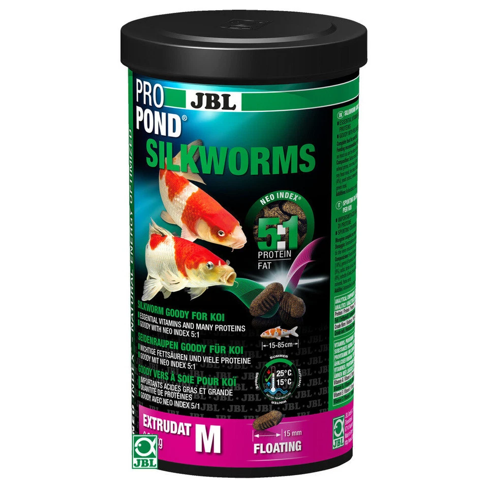 JBL ProPond Silkworms 1,0 kg / 3 l, NEU - Bild 2 von 4