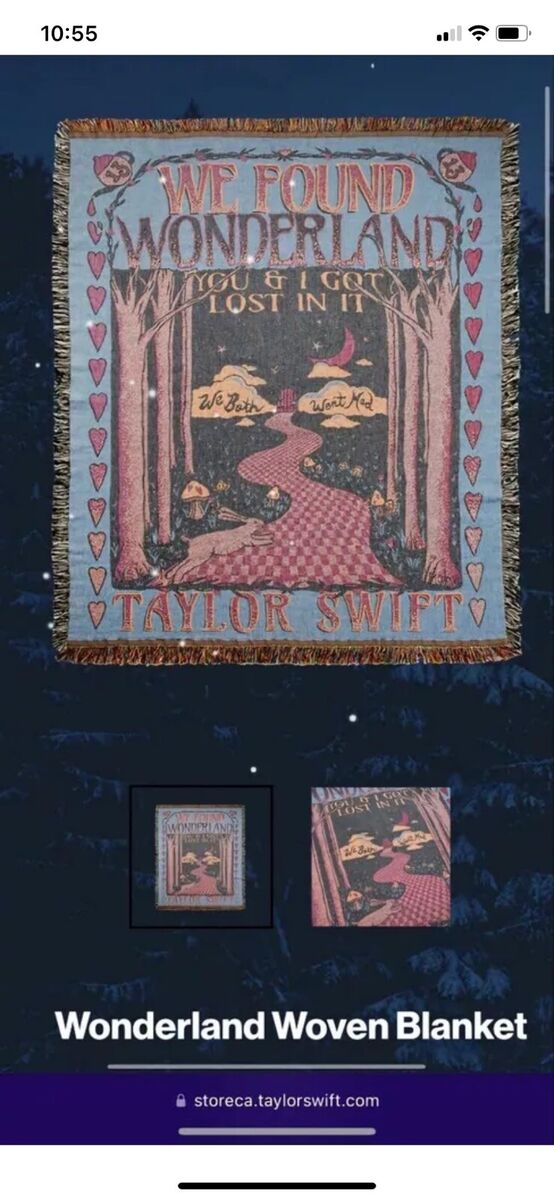 Taylor Swift We Found Wonderland 1989 Woven Blanket | eBay Taylor Swift We Found Wonderland 1989 Woven Blanket | eBay