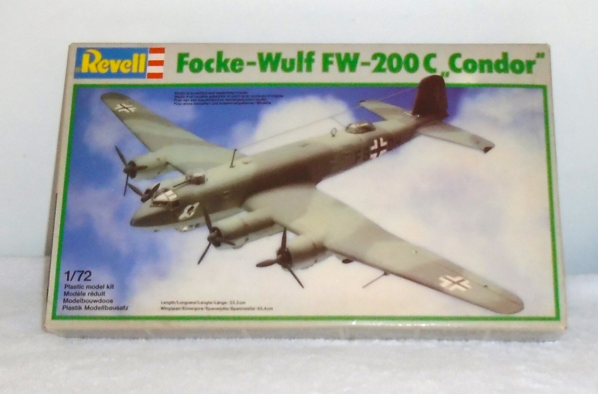 1984 Revell WWII German Focke-Wulf FW-200c Condor Kit 4424