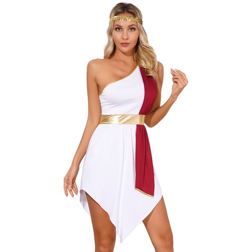 Women's Dresses Cosplay Cape God Dress Shiny Costume Clubwear Outfits Elegant - Picture 10 of 39