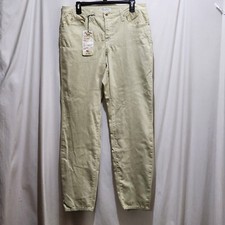 True Slim Jeans Beige Jeggings Womens 14 Made in USA Stretch Tummy Control New