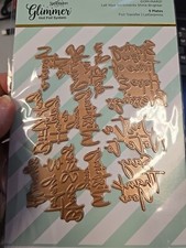 Spellbinders Retired Monthly Glimmer Plates Mar21 Let Your Sentiments Shine