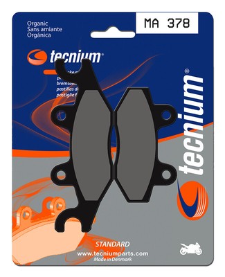 Plaquettes de frein TECNIUM route organique - MA378