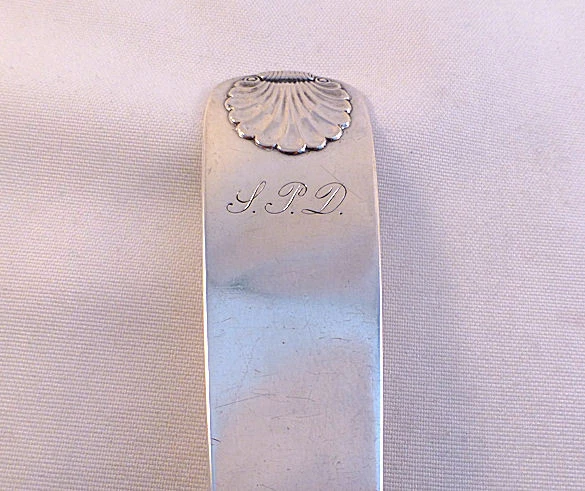 Enorme plato/cuchara de relleno noruega de plata de ley 900 del siglo XIX 14 3/4" Foto 2 de 3