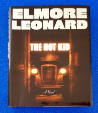 THE HOT KID HARDCOVER BY ELMORE LEONARD MYSTERY CRIME WESTERN FREE SHIPPING