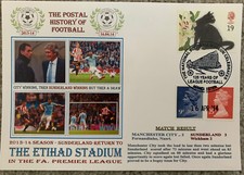 MANCHESTER CITY V SUNDERLAND 2014 FIRST DAY COVER