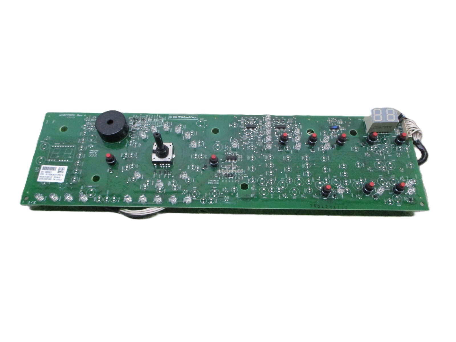 WHIRLPOOL DRYER CONTROL BOARD NO CASE PART # W10582405