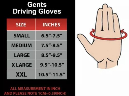 Mens Genuine Leather Motorcycle Motorbike 3M Thermal Thinsulate Gloves Winter - Foto 8 di 8
