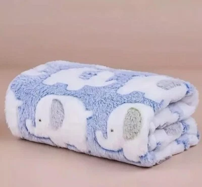 MARKENLOS Kuschelige Babydecke Tiermotive & Uni-Design – Weiches Fleece