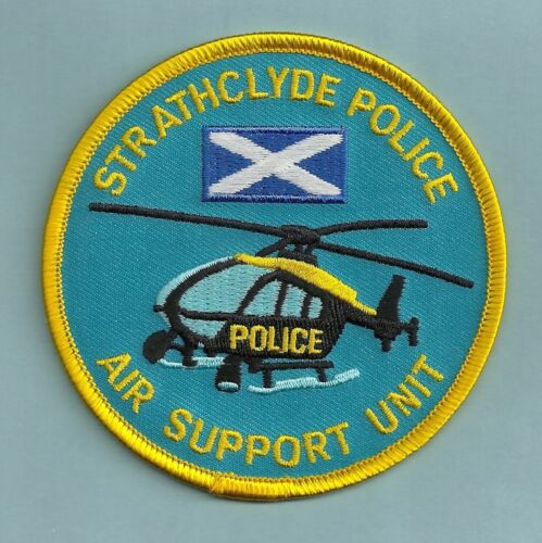 STRATHCLYDE SCOTLAND POLICE AIR SUPPORT UNIT POLICE PATCH