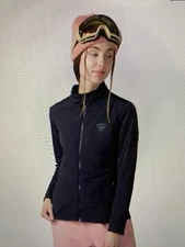 ROSSIGNOL RLMWJ17-200 WOMENS  W OPSIDE JKT PASTEL BLACK SIZE XS    RETAIL $230