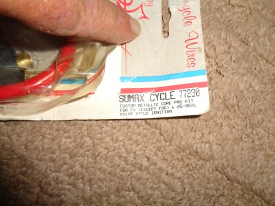 Taylor red 77230 custom metallic core spark plug wires 65-85 xl