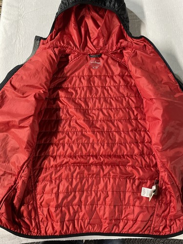 LL Bean Youth Girls Black Lightweight Hooded Lined Nylon Jacket Size XL 18 - Picture 4 of 6