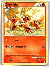 Growlithe HeartGold SoulSilver 65/123 2010 on eBay