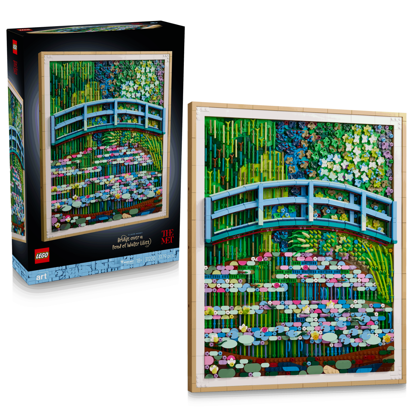 Lego Art 31220 Claude Monet – Bridge Over A Pond Of Water Lilies, Sports Direct - Image 13
