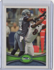 KAM CHANCELLOR NFL Seahawks 2012 Topps Base Set RC Rookie #157 Card. rookie card picture