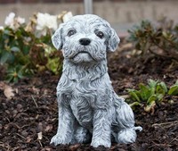Frostfeste Steinfigur Malteser Gross 25 Cm Gartenfigur Steinguss Wetterfest