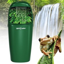 REPTIZOO Reptile Waterfall Automatic Drinking Fountain Water Green