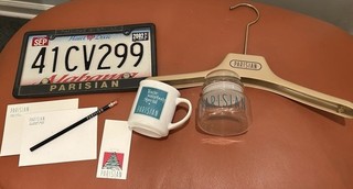 Parisian Department Store Alabama Mug Tag Coat Hanger Jar Card Pencil PPOV IYKYK