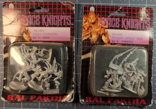 Ral Partha - Space Knights Knights Errant CMDR & Psion Assassins - OOP Metal