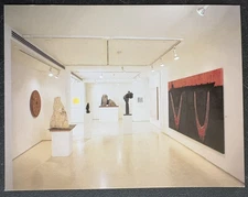 art postcard Nohra Haime NYC Installation 1996 Milo Vari Mutal Sutil Merlino