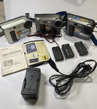 Lot Of Three Sony Mavica Digital Cameras