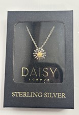 Daisy London  Daisy 12mm Pendant Necklace in Sterling Silver