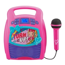 eKids JoJo Siwa Bluetooth Karaoke Machine, Portable Bluetooth Party Speaker w...