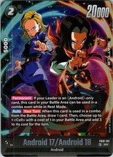 ANDROID 17/ANDROID 18 FB10-102 SR DRAGON BALL SUPER HOLO NM FB10-+-