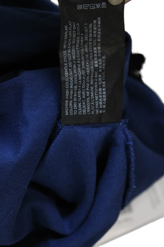 Polo uomo Theory cotone manica corta casual con bottoni blu taglia L - Foto 6 di 6