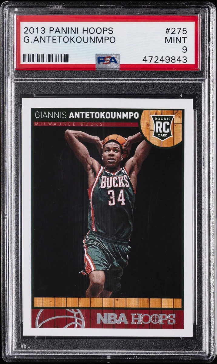 Giannis Antetokounmpo Basketball Grade 9 Rookie Sports Trading