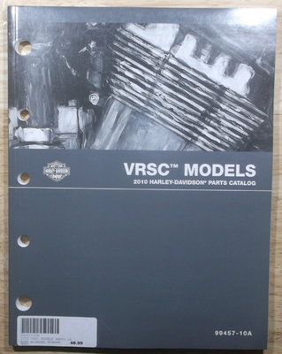 2010 HARLEY DAVIDSON V-ROD VRSC PARTS MANUAL BOOK CATALOG 99457