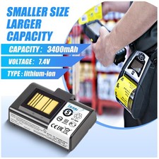 Safety Certified Battery for Zebra Printer ZR638 ZQ610 ZR668