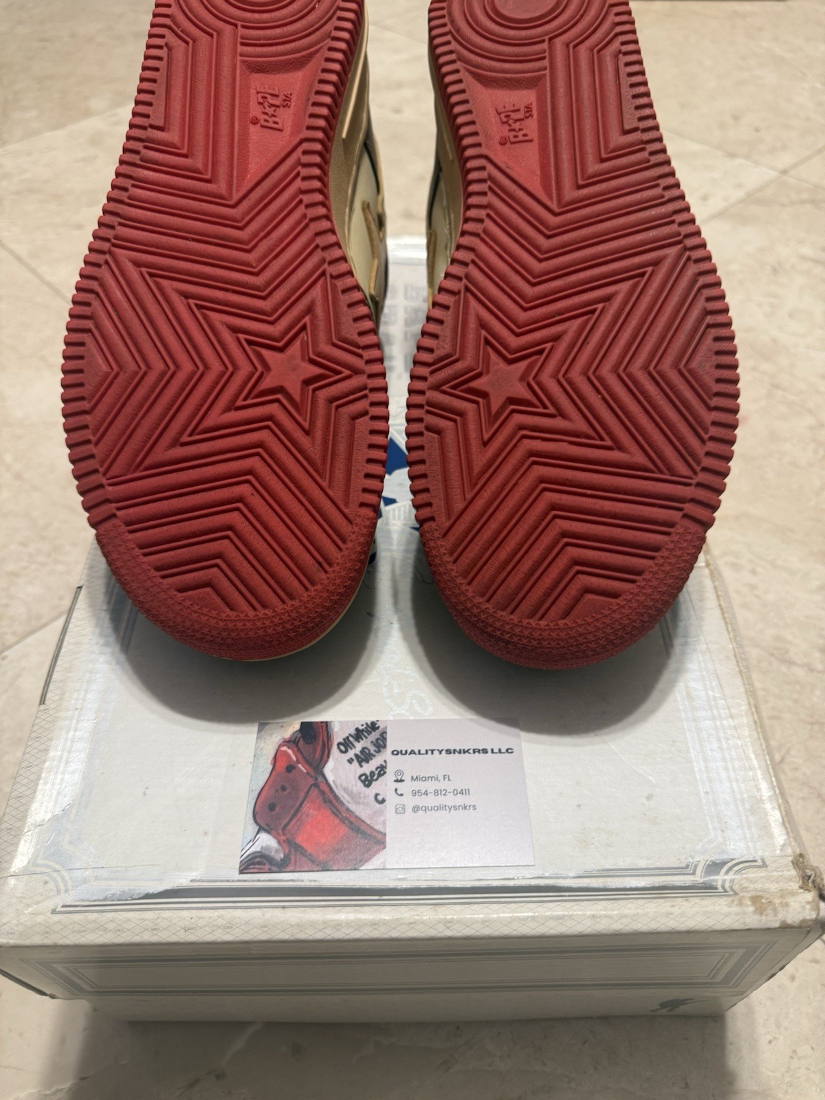 Size 10 - A Bathing Ape Kanye West x Bapesta FS-001 Low College Dropout (RARE) image 6