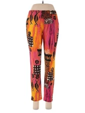 Linda Lundstrom Women Orange Casual Pants 8