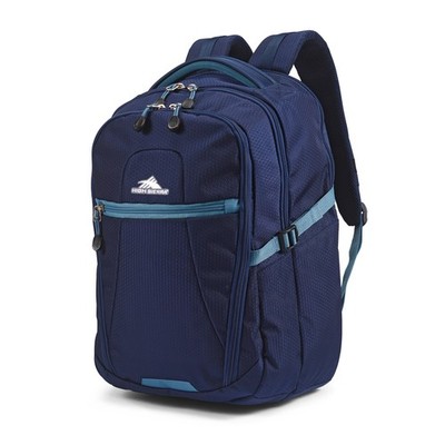 High Sierra Fairlead Computer Laptop Travel Backpack with Zipper Closure, Blue