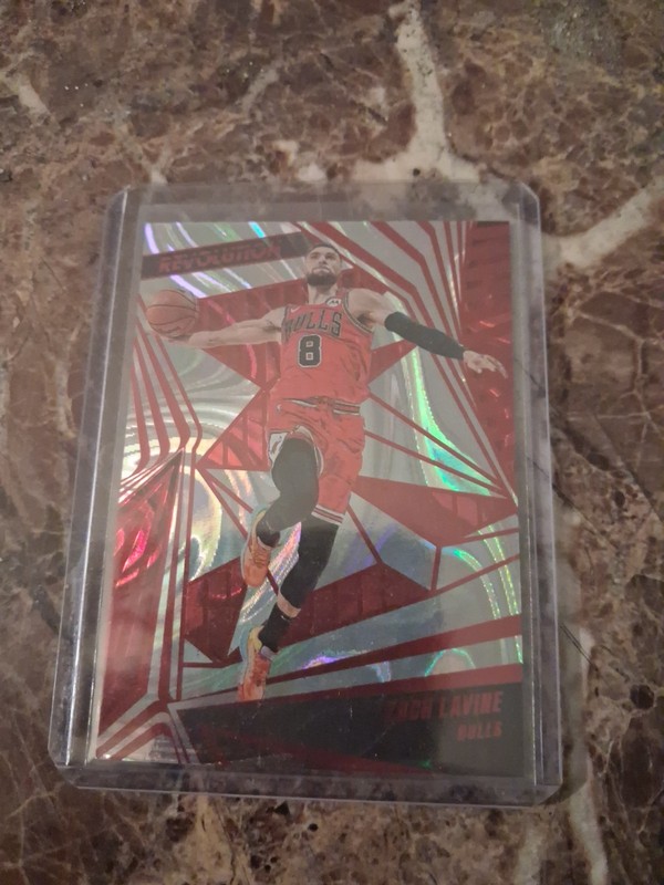 2023-24 Nba Revolution Red Swirl #96 Zach LaVine 073/199 Chicago Bulls