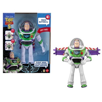 Disney Pixar Toy Story 5 Hi-Tech Buzz Lightyear 12 Inch Figure 35+ Sounds